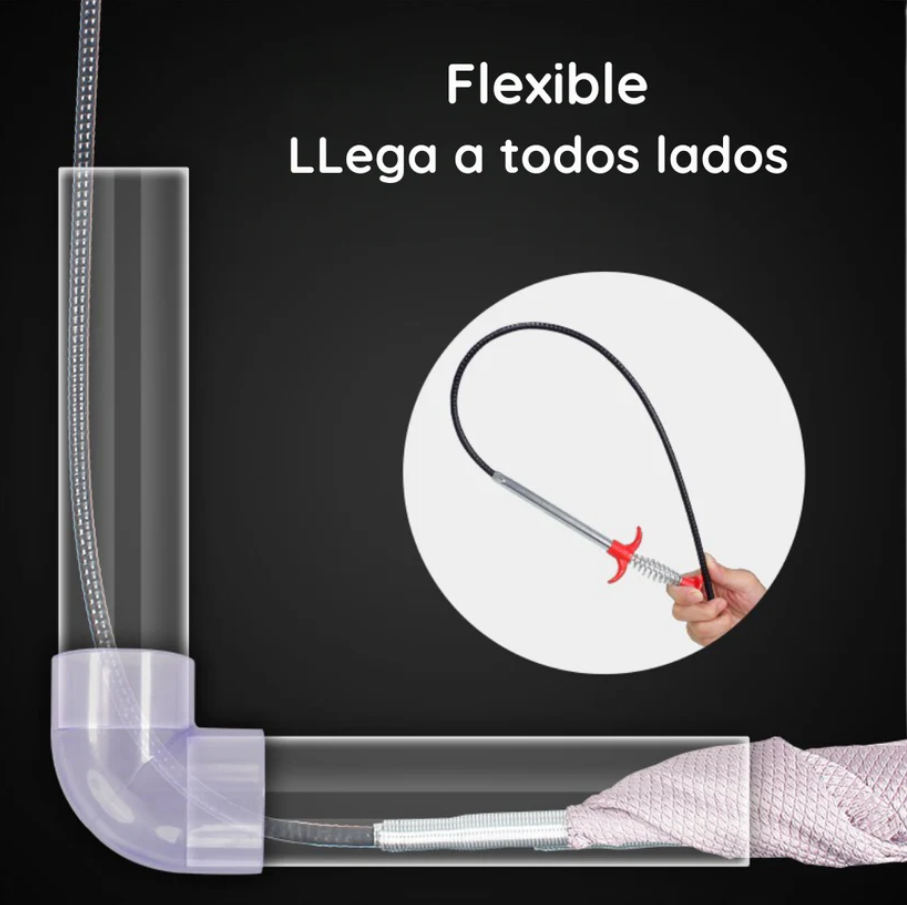 Desatascador de desagües y tuberías